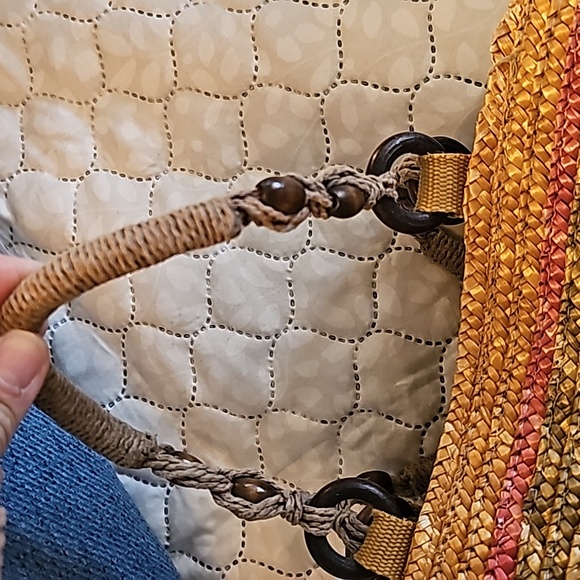 Colorful Straw Handbag - Picture 4 of 4